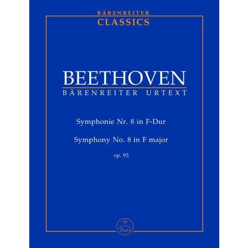  Beethoven L.v. - Symphonie Nr. 8 In F-dur F-dur Op. 93 - Conducteur Poche