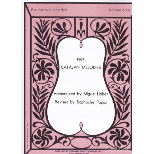 THEODORE PRESSER COMPANY LLOBET M./PAPAS CH. - FIVE CATALAN MELODIES - GUITARE