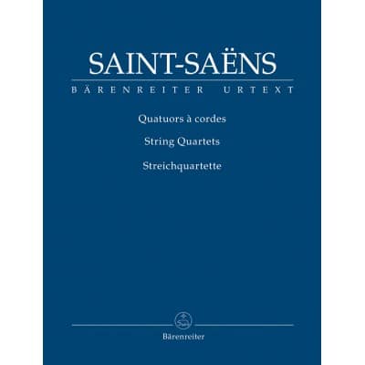  Saint-saens Camille - Quatuors A Cordes - Score