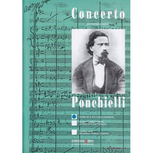 BIM PONCHIELLI ALMICARE - CONCERTO PER TROMBA - REDUCTION TROMPETTE & PIANO