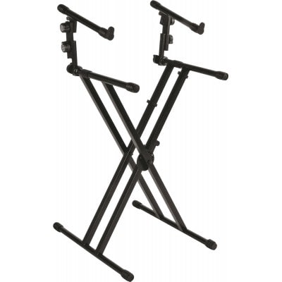  QL642 DOUBLE X KEYBOARD STAND WITH TWO LEVELS