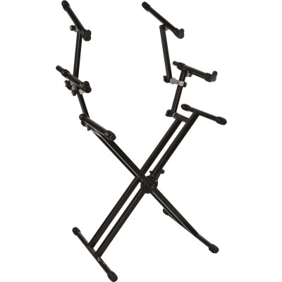  QL723 DOUBLE X KEYBOARD STAND WITH THREE LEVELS