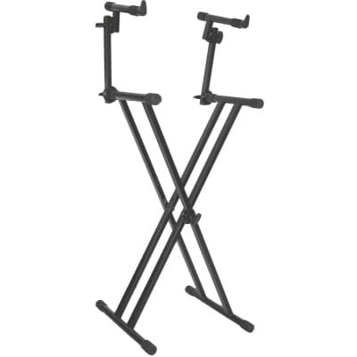  T22 DOUBLE X KEYBOARD STAND WITH TWO LEVELS