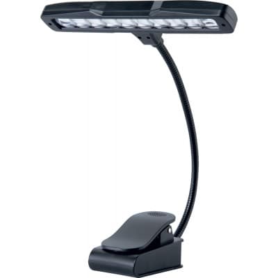  MS19LED 10 LED MUSIC STAND LAMP WITH BLACK CLAMP