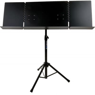 QUIKLOK MS320 ORCHESTRA STAND 3 PAGES BLACK
