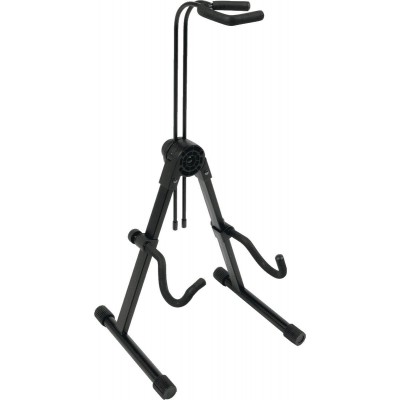  QL791 ELECTRIC GUITAR/BASS STAND, ADJUSTABLE BLACK