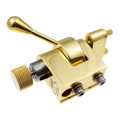 TRICK DRUMS GS007GD - MULTI STEP THROW OFF - 24K GOLD PLATED + BUTT END