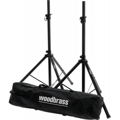 WOODBRASS SS50 Speaker Stand Set + Cover