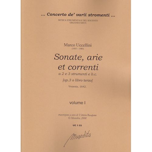 UCCELLINI M. - SONATE, ARIE E CORRENTI OP. 3 - VIOLON