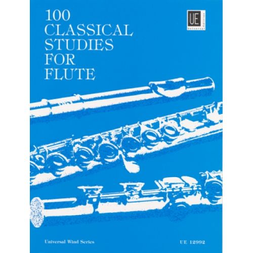 UNIVERSAL EDITION VESTER FRANS - 100 CLASSICAL STUDIES - FLUTE 