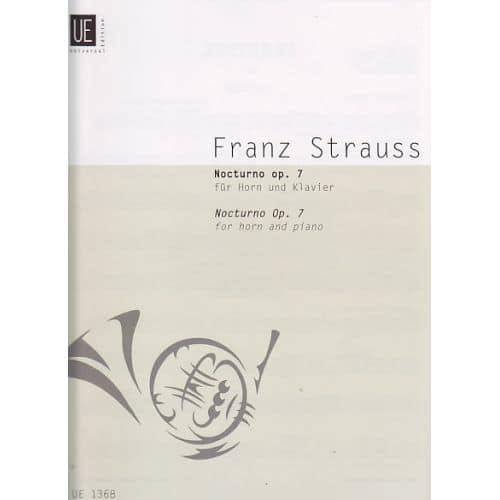 STRAUSS FRANZ - NOCTURNO OP.7 - COR, PIANO 