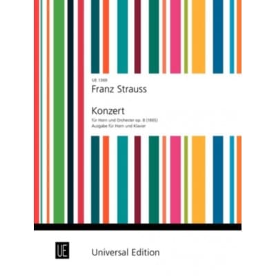 UNIVERSAL EDITION STRAUSS F. - CONCERTO OP. 8 - COR ET PIANO