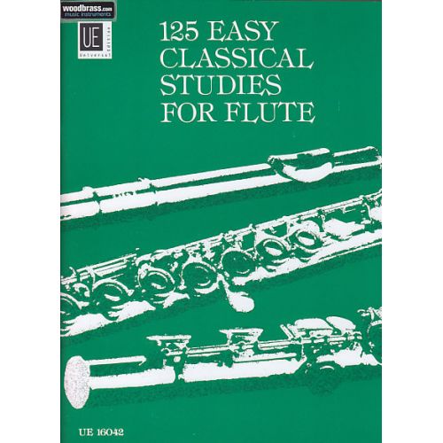 UNIVERSAL EDITION VESTER FRANS - 125 LEICHTE KLASSISCHE STUDIEN - FLUTE
