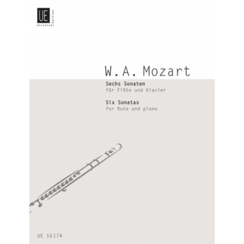 MOZART W.A. - SIX SONATAS BAND 1 - FLUTE AND PIANO