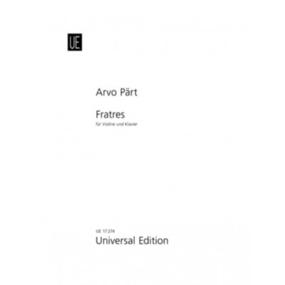 Part A. - Fratres - Violon et Piano