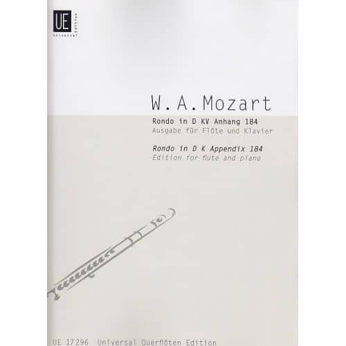 MOZART W.A. - RONDO KV ANH. 184 - FLUTE ET ORCHESTRE