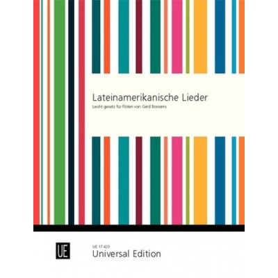 UNIVERSAL EDITION LATIN AMERICAN SONGS FOR 1-2 FLUTES