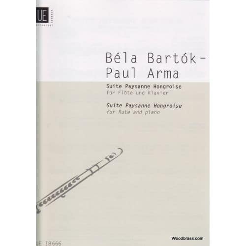 BARTOK B. - SUITE PAYSANNE HONGROISE - FLUTE ET PIANO