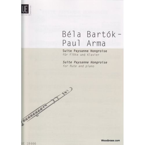 UNIVERSAL EDITION Bartok B. - Suite Paysanne Hongroise - Flute et Piano