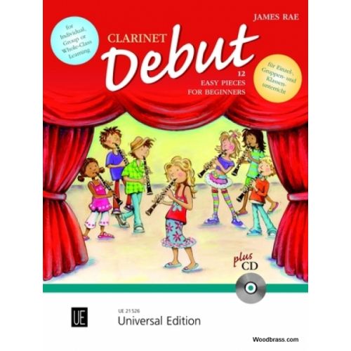 RAE J. - CLARINET DEBUT -PUPIL'S BOOK WITH CD