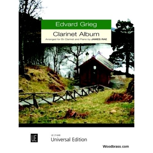 UNIVERSAL EDITION GRIEG E. - CLARINET ALBUM