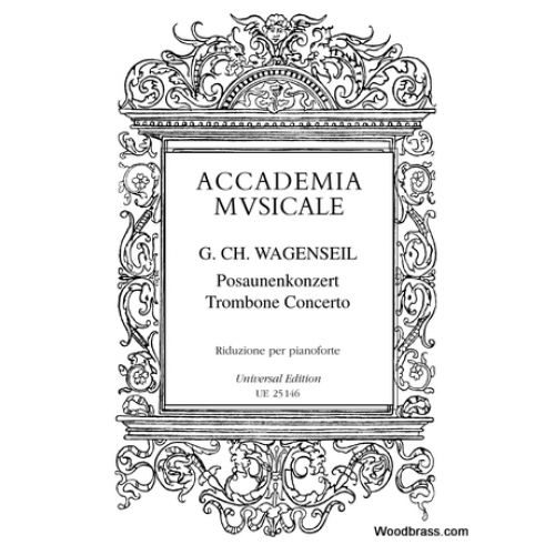 UNIVERSAL EDITION WAGENSEIL G.C. - CONCERTO - TROMBONE ET PIANO