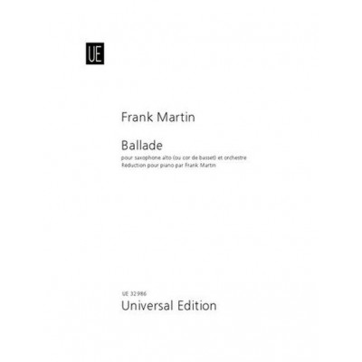 MARTIN FRANCK - BALLADE - SAXOPHONE ALTO 