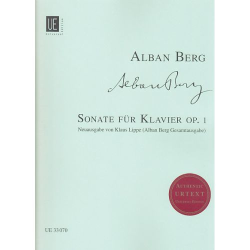SCHOTT Berg Alban - Sonate Pour Piano Op.1