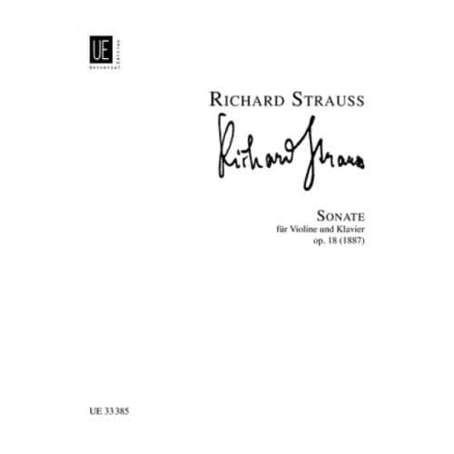 STRAUSS R. - SONATA OP.18 E-FLAT MAJOR - VIOLON, PIANO
