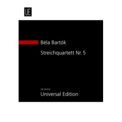 BARTOK BELA - STRING QUARTET N°5 - STUDY SCORE 