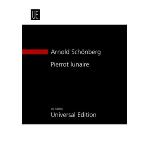 UNIVERSAL EDITION SCHONBERG A. - PIERROT LUNAIRE OP. 21 - CONDUCTEUR