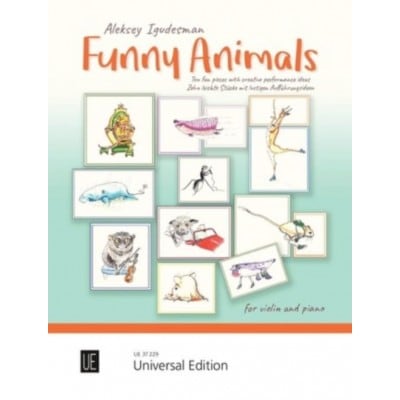 UNIVERSAL EDITION IGUDESMAN A. - FUNNY ANIMALS - VIOLON & PIANO