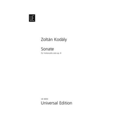 UNIVERSAL EDITION KODALY ZOLTAN - SONATE FÜR VIOLONCELLO SOLO OP.8