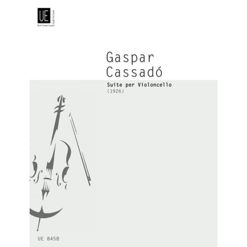 UNIVERSAL EDITION CASSADO G - SUITE - VIOLONCELLE