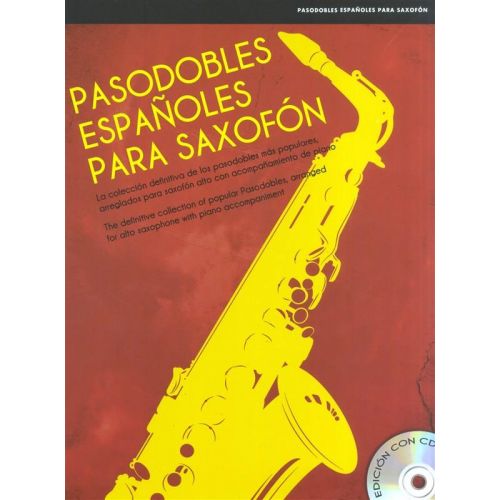 PASODOBLES ESPANOLES PARA SAXOFON + CD