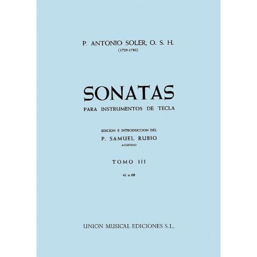 ANTONIO SOLER - SONATA VOLUME THREE - 3 - HARPSICHORD