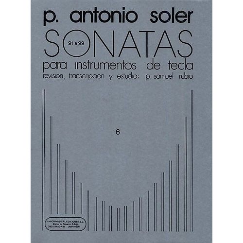 ANTONIO SOLER SONATAS VOLUME SIX - PIANO SOLO
