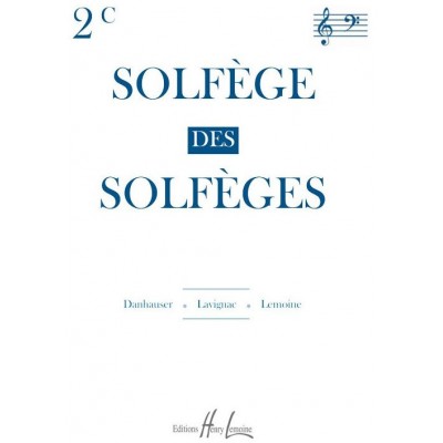 LAVIGNAC ALBERT - SOLFEGE DES SOLFEGES VOL.2C AVEC ACCOMPAGNEMENT