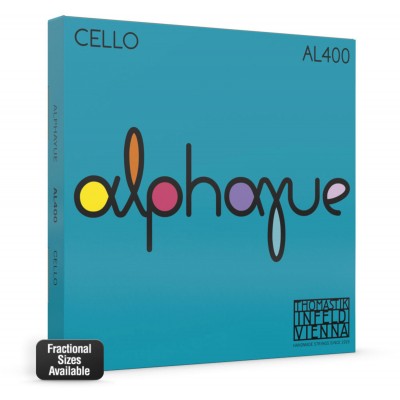CELLO STRINGS SOLID NYLON CORE SET 3/4