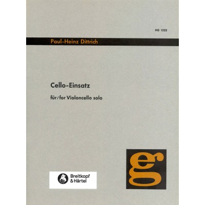 EDITION BREITKOPF DITTRICH PAUL-HEINZ - CELLO-EINSATZ - CELLO