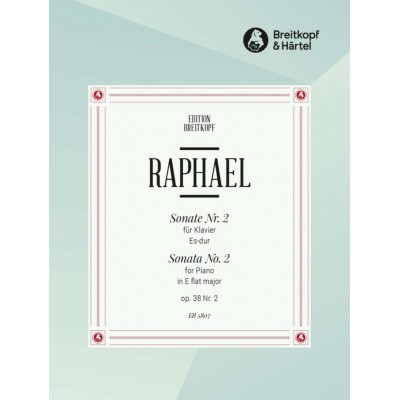Raphael, Gunter - Sonate Nr. 2 Es-Dur Op. 38/2 - Piano