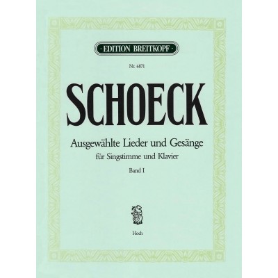Schoeck Othmar - Ausgew. Lieder Und Gesange I - High Voice, Piano