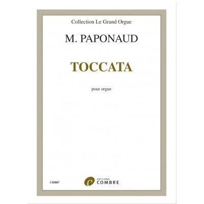 PAPONAUD MARCEL - TOCCATA - ORGUE