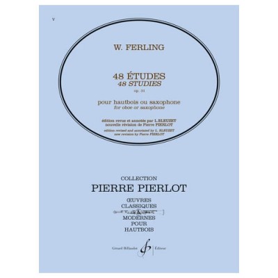 FERLING W. - 48 ETUDES OP.31 - HAUTBOIS