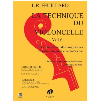 FEUILLARD LOUIS R. - TECHNIQUE DU VIOLONCELLE VOL.6