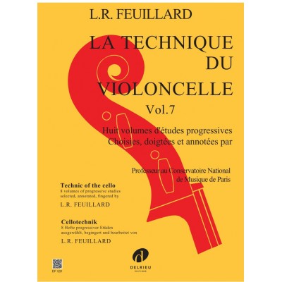 FEUILLARD - LA TECHNIQUE DU VIOLONCELLE VOL.7