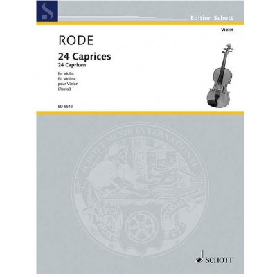 RODE JACQUES P. JOSEPH - 24 CAPRICES - VIOLIN