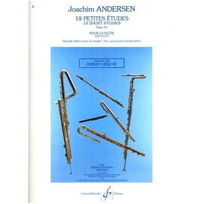 ANDERSEN JOACHIM - 18 PETITES ETUDES OPUS 41 - SAXOPHONE
