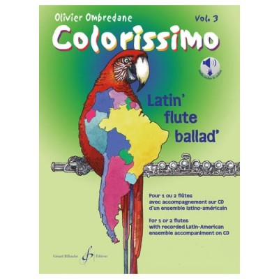 BILLAUDOT Ombredane Olivier - Colorissimo Vol.3 - Flute