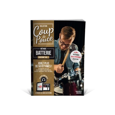 COUP DE POUCE ROUX & BIELLO - COUP DE POUCE DEBUTANT BATTERIE VOL.1 + DVD 